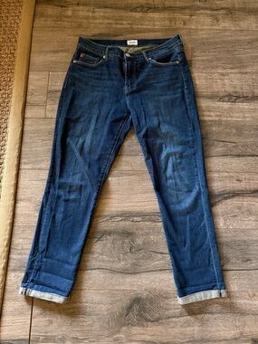 HUDSON NATALIE MID-RISE
SLIM BOYFRIEND CROP JEAN size 28 super soft!